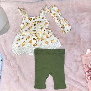 Baby girl outfit 0-3m
